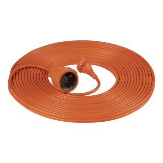 PRZEDŁUŻACZ OGRODOWY 10M OMY 2X1MM2 IP20 POMARAŃCZOWY