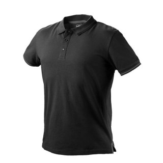 KOSZULKA POLO DENIM CZARNA ROZMIAR L