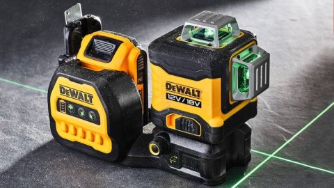 LASER LINIOWY 3-PŁASZCZYZNOWY 12/18V ZIE. WIĄZKA XR 1*2.0AH