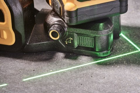 LASER LINIOWY 3-PŁASZCZYZNOWY 12/18V ZIE. WIĄZKA XR 1*2.0AH