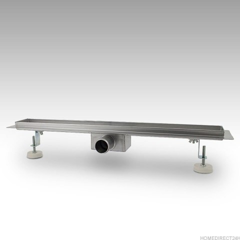 Odpływ liniowy Czarny Szklany z syfonem 60cm Bituxx