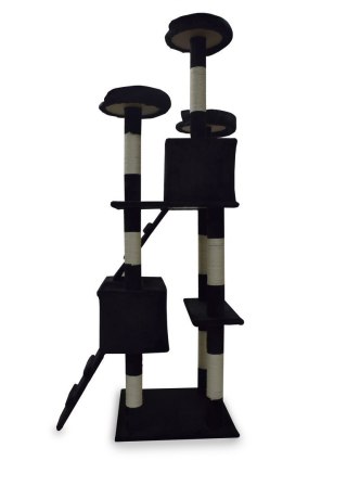 Drapak drzewko Legowisko Wieża dla Kota 170cm Czarny ANIMEL