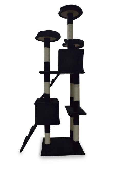 Drapak drzewko Legowisko Wieża dla Kota 170cm Czarny ANIMEL Drapak drzewko Legowisko Wieża dla Kota 170cm Czarny ANIMEL