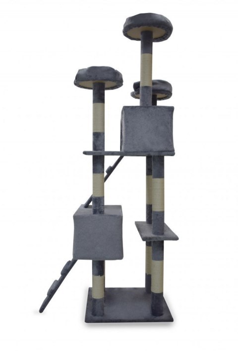 Drapak drzewko Legowisko Wieża dla Kota 170cm Jasnoszary ANIMEL Drapak drzewko Legowisko Wieża dla Kota 170cm Jasnoszary ANIMEL