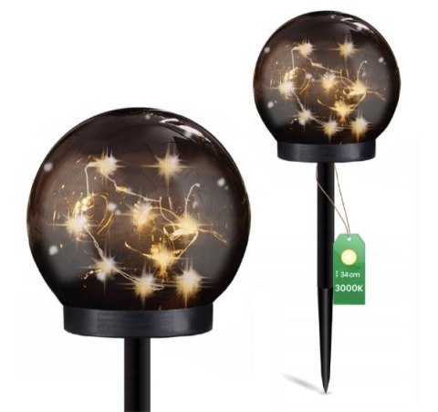 LAMPA SOLARNA KULA PRZYPALANA GLORIS 3000K LAMPA SOLARNA KULA PRZYPALANA GLORIS 3000K