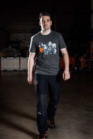 T-SHIRT Z NADRUKIEM WARSZTAT ROZMIAR M