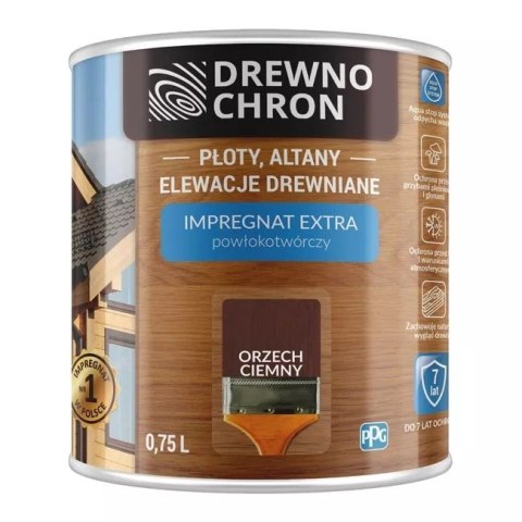 DREWNOCHRON IMPREGNAT POWŁOKOTWÓRCZY ORZECH CIEMNY 2.5L DREWNOCHRON IMPREGNAT POWŁOKOTWÓRCZY ORZECH CIEMNY 2.5L