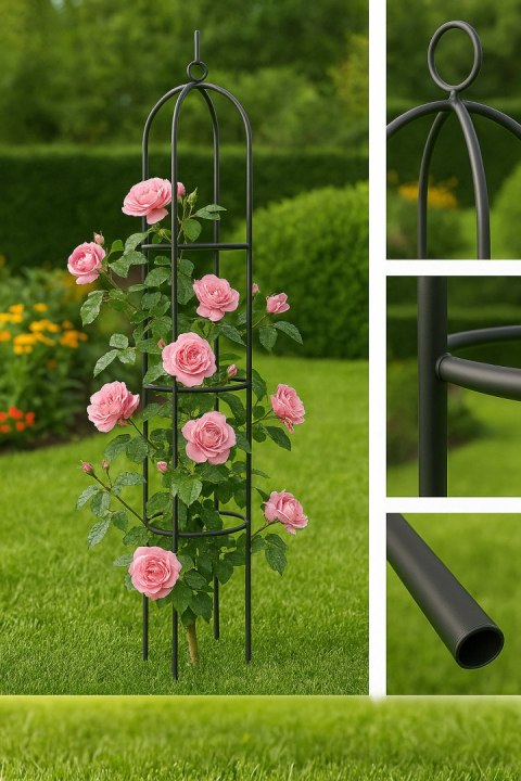 Metalowa pergola ogrodowa wspornik na róże 195cm BITUXX