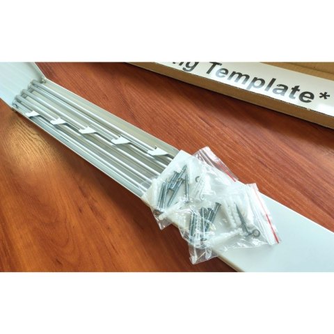 Suszarka na pranie Ścienna Składana METALOWA 80cm Wisząca Rozkładana mocna Suszarka na pranie Ścienna Składana METALOWA 80cm Wisząca Rozkładana mocna