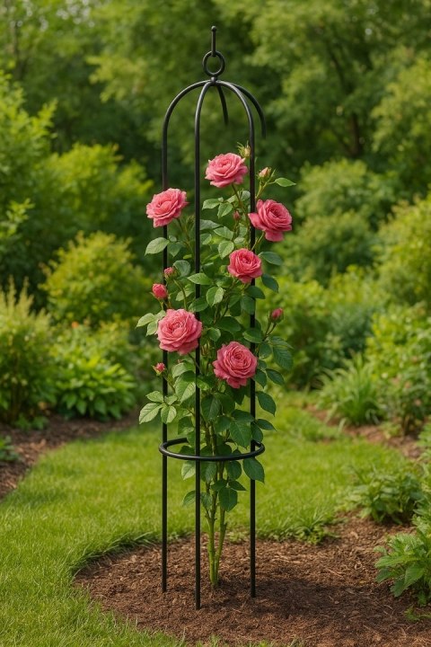 Metalowa pergola ogrodowa wspornik na róże 150cm BITUXX
