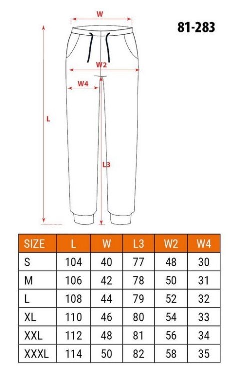 SPODNIE DRESOWE COMFORT, SZARO-CZARNE ROZMIAR XL SPODNIE DRESOWE COMFORT, SZARO-CZARNE ROZMIAR XL