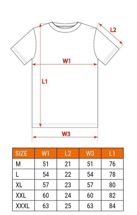 T-SHIRT Z NADRUKIEM MA SIĘ DA ROZMIAR. XXL T-SHIRT Z NADRUKIEM MA SIĘ DA ROZMIAR. XXL
