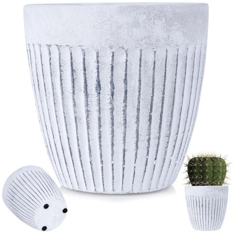 Doniczka ceramiczna biała 11,5 cm Doniczka ceramiczna biała 11,5 cm