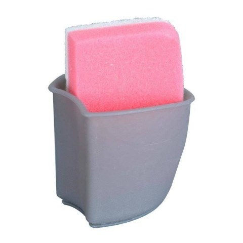 Dozownik do mydła w płynie płynu do naczyń żelu kuchenny łazienkowy z gąbką biały 370 ml Dozownik do mydła w płynie płynu do naczyń żelu kuchenny łazienkowy z gąbką biały 370 ml