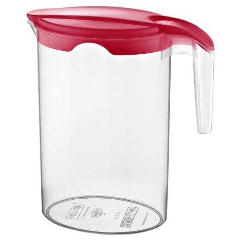 Dzbanek do napojów wody soku plastikowy z pokrywką miarką dzióbkiem uchwytem1,75 l Dzbanek do napojów wody soku plastikowy z pokrywką miarką dzióbkiem uchwytem1,75 l