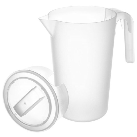 Dzbanek do napojów z pokrywką uchwytem dzióbkiem plastikowy 2,3 l Dzbanek do napojów z pokrywką uchwytem dzióbkiem plastikowy 2,3 l