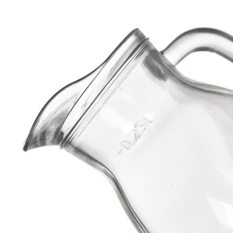 Dzbanek szklany do napojów z uchwytem 250 ml Dzbanek szklany do napojów z uchwytem 250 ml