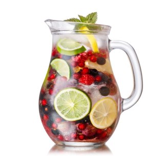 Dzbanek szklany do wody kompotu napojów lemoniady z uchwytem 0,25 l