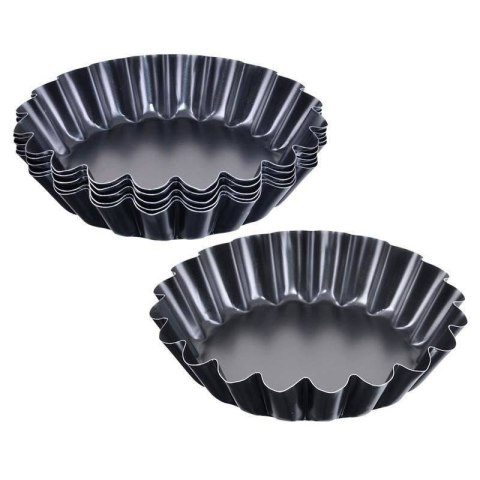 Foremki na tartaletki mini tarty nieprzywierające zestaw 6 szt. 11 cm Foremki na tartaletki mini tarty nieprzywierające zestaw 6 szt. 11 cm
