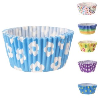 Foremki papilotki do muffinek babeczek 6 cm 80 sztuk