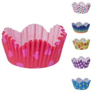 Foremki papilotki do muffinek babeczek 7 cm 80 sztuk