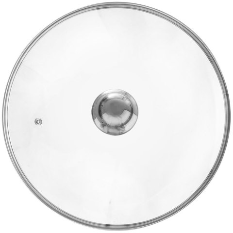Glasdeckel Pfannen-Deckel Topfdeckel Universaldeckel mit Edelstahlrand hitzebeständiges Glas 32 cm Glasdeckel Pfannen-Deckel Topfdeckel Universaldeckel mit Edelstahlrand hitzebeständiges Glas 32 cm