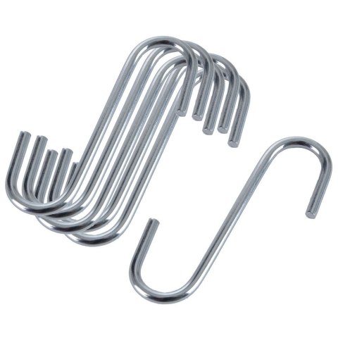 Haczyk hak wieszak stalowy na reling kratkę przybory do wędzarni 6 sztuk 6x4,5 cm Haczyk hak wieszak stalowy na reling kratkę przybory do wędzarni 6 sztuk 6x4,5 cm