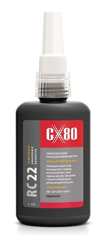 KLEJ RC22 ANAEROBOWY 10ML FIOLETOWY,NISKOWYTRZYMAŁE ZAB.GWIN KLEJ RC22 ANAEROBOWY 10ML FIOLETOWY,NISKOWYTRZYMAŁE ZAB.GWIN