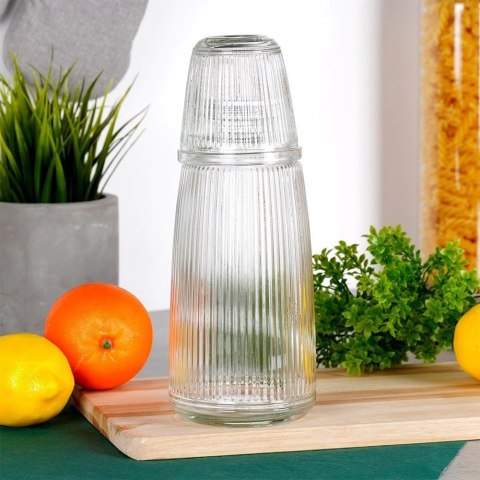 Karafka ze szklanką szklana 1 l + 220 ml 2 el. Karafka ze szklanką szklana 1 l + 220 ml 2 el.