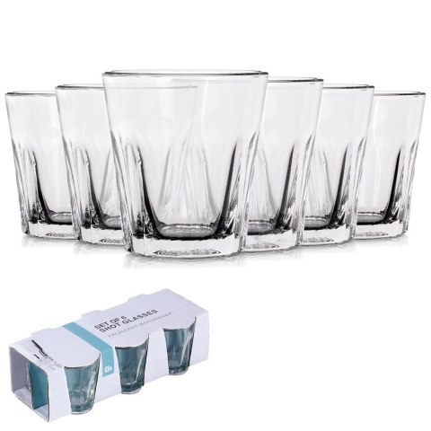 Kieliszki do wódki szklane 40 ml 6 szt. Kieliszki do wódki szklane 40 ml 6 szt.