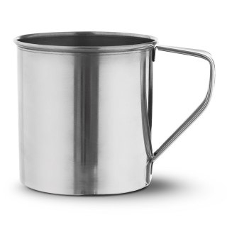 Kubek garnek stalowy z uchwytem turystyczny wędkarski 8 cm 300 ml