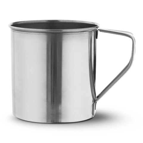 Kubek garnek stalowy z uchwytem turystyczny wędkarski 8 cm 300 ml Kubek garnek stalowy z uchwytem turystyczny wędkarski 8 cm 300 ml