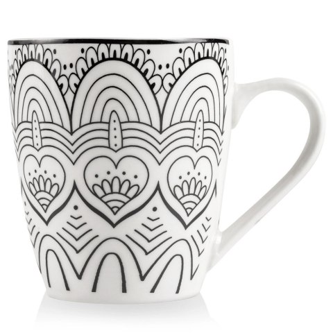Kubek porcelanowy MAYA 370 ml Kubek porcelanowy MAYA 370 ml