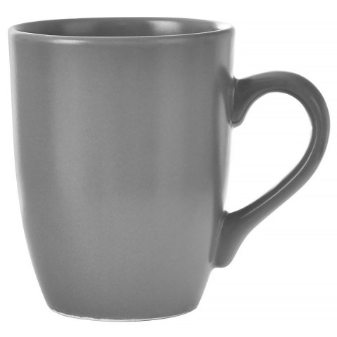 Kubek z uchem do picia kawy herbaty napojów ceramiczny szary ALFA 350 ml Kubek z uchem do picia kawy herbaty napojów ceramiczny szary ALFA 350 ml