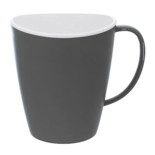 Kubek z uchem do picia kawy herbaty napojów plastikowy turystyczny AURA 380 ml