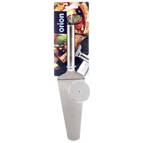Łopatka z nożem do pizzy stalowa 28 cm Łopatka z nożem do pizzy stalowa 28 cm