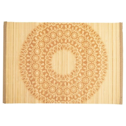 Mata kuchenna na stół bambusowa zwijana mandala zestaw 4 szt. 30x45 cm Mata kuchenna na stół bambusowa zwijana mandala zestaw 4 szt. 30x45 cm