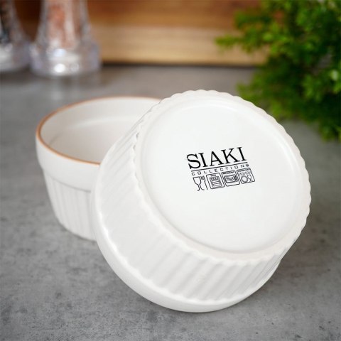 Miseczki do zapiekania porcelanowe białe 2 szt. 170 ml Miseczki do zapiekania porcelanowe białe 2 szt. 170 ml