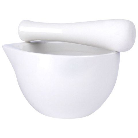 Moździerz do przypraw porcelanowy biały Moździerz do przypraw porcelanowy biały