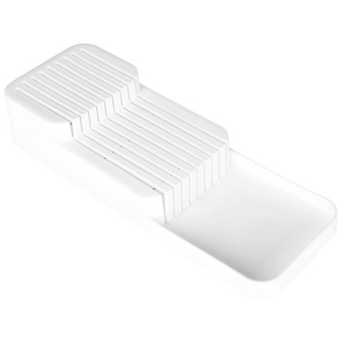 Organizer wkład do szuflady na noże kuchenne biały 39x14,5x7,5 cm Organizer wkład do szuflady na noże kuchenne biały 39x14,5x7,5 cm
