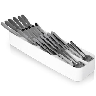 Organizer wkład do szuflady na sztućce biały 39x11,5x5,5 cm