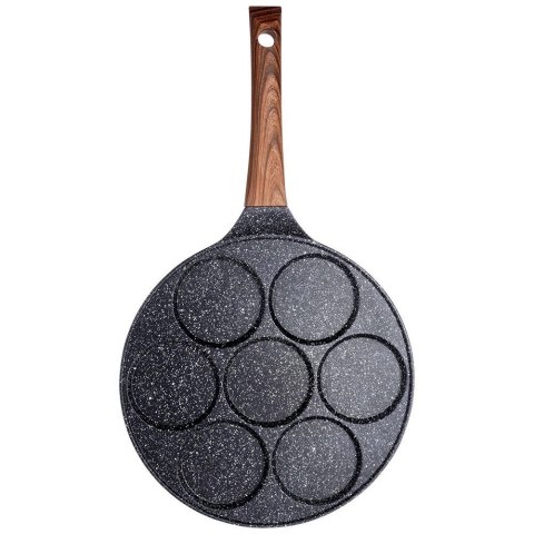 Patelnia do jajek granitowa 7 otworów BLACK&WOOD 26 cm Patelnia do jajek granitowa 7 otworów BLACK&WOOD 26 cm