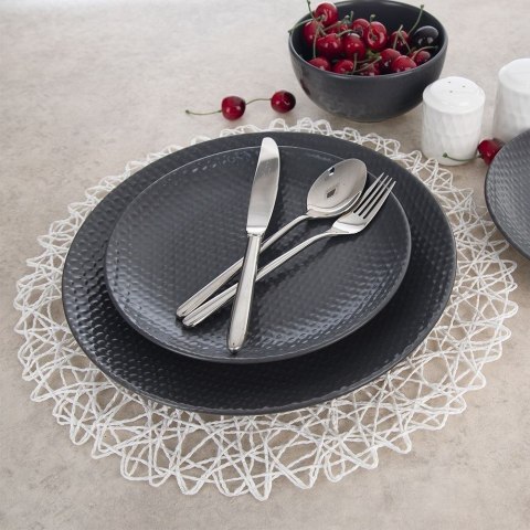 Podkładka pod talerz sztućce okrągła / mata kuchenna papierowa biała 35 cm Podkładka pod talerz sztućce okrągła / mata kuchenna papierowa biała 35 cm
