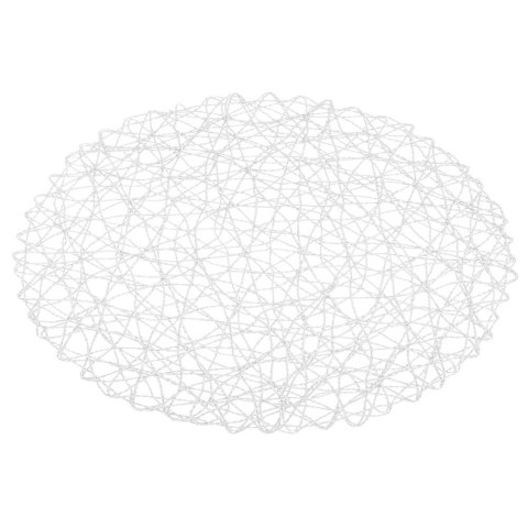 Podkładka pod talerz sztućce okrągła / mata kuchenna papierowa biała 35 cm Podkładka pod talerz sztućce okrągła / mata kuchenna papierowa biała 35 cm