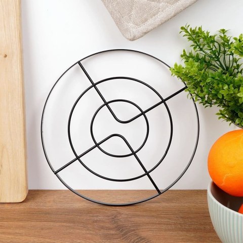 Podstawka pod garnek metalowa czarna RADKA 23 cm Podstawka pod garnek metalowa czarna RADKA 23 cm