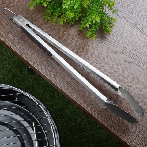 Szczypce grillowe stalowe 39 cm