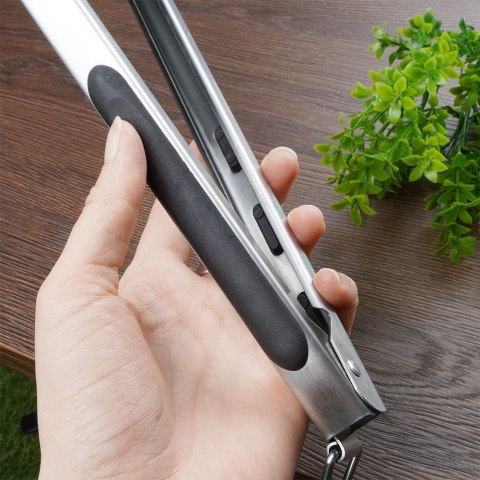 Szczypce grillowe stalowe 39 cm