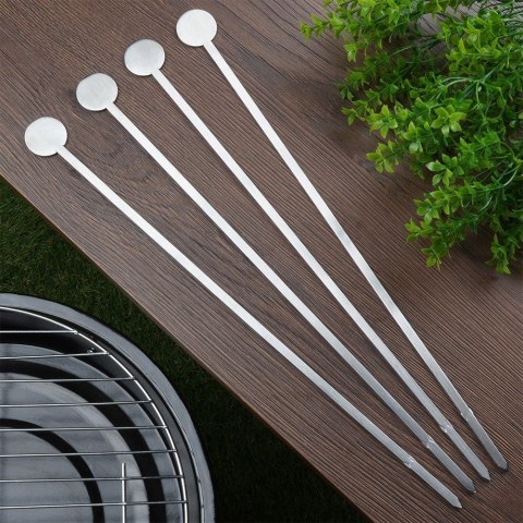 Szpikulce do szaszłyków stalowe 37 cm 4 szt. Szpikulce do szaszłyków stalowe 37 cm 4 szt.