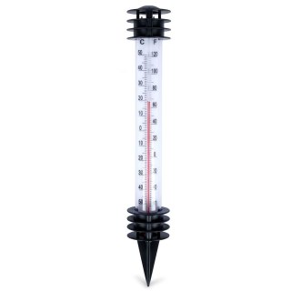 Termometr zewnętrzny wbijany biały 23 cm