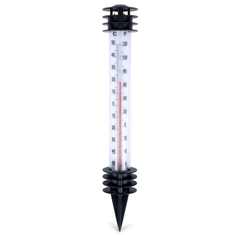 Termometr zewnętrzny wbijany biały 23 cm